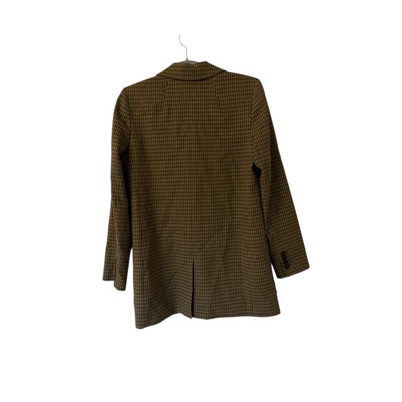Madewell Larsen Blazer in Houndstooth Zander Gingham Plaid XS New - Picture 3 of 6